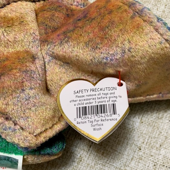 🍀 Swoop the BEANIE BABY was the fourth dinosaur Beanie Baby made by Ty.🍀#SWOOP - Picture 8 of 10